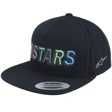 Alpinestars - Black snapback Czapka Z Daszkiem - Candy Hat Black Snapback @ Hatstore
