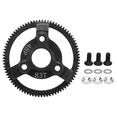 48P Stål Spur Gear Sæt 83T Hærdet RC Stål til Traxxas Slash 2WD 1 10 RC Bil Opgraderingsdele