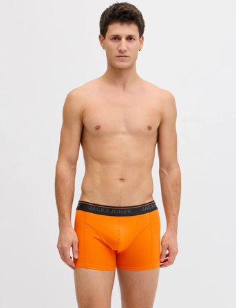 Jack & Jones Jactheodore Solid Trunks 3 Pack Sn - Black - XL