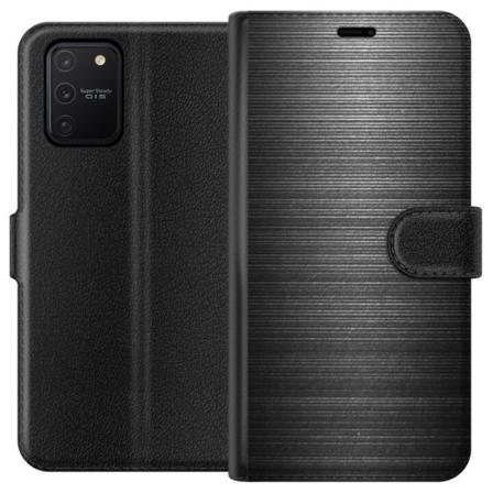 Samsung Galaxy S10 Lite Tegnebogsetui Børstet Metal
