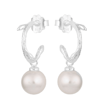 Drakenberg Sjölin Branch örhängen med sötvattenspärla Dam Silver ONESIZE