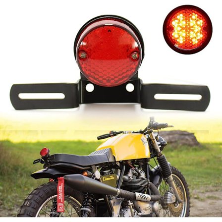 Motorcykel Baglygter 30 LED Integreret Nummerplade Bagbremselampe til Cafe Racer Chopper Bobber Street Bike Scooter Cruiser ATV Off-Road