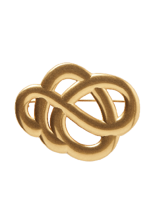 By Malene Birger Broche brosch Kjolar Dam Guld ONESIZE