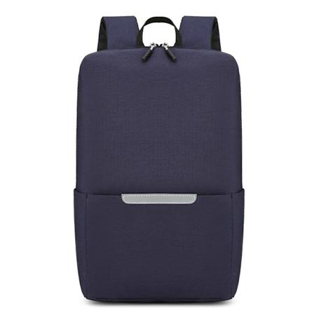 Laptopveske med refleksstriper i mørk blå
