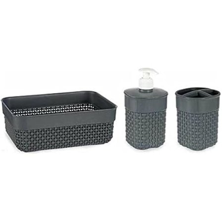 Badrumsset - Berilo - Standard - Flerfärgad - 23,5 x 16,5 x 9 cm - Praktiska tillbehör