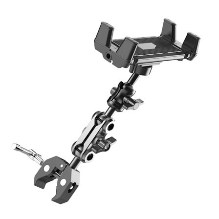 Tabletthållare Stativ Aluminiumhållare för Skrivbord Säng Justerbar Armklämma