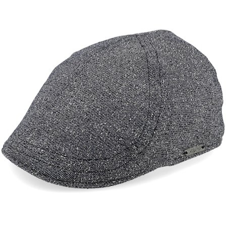 Wigéns - Black - flatcap - Cap - Pub Cap Black Flat Cap - Hatstore