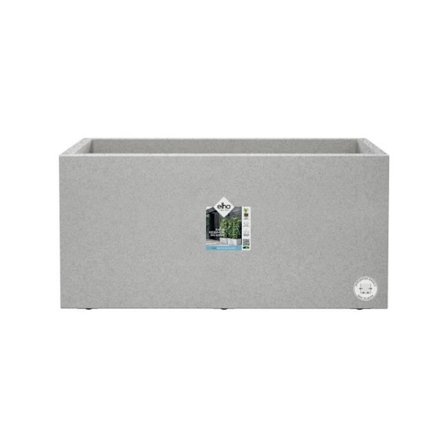 Elho Bac à fleurs Vivo Next Long 60 - P 59 x L 30 x K 29 cm - Sisätilat, Ulkotilat - 100% kierrätetty - Harmaa