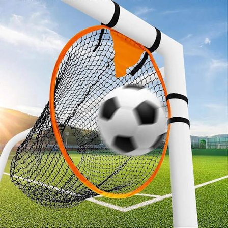 [CA] Top Bins Fotballmål, 45 cm Diameter Fotballmål for Målrettet Trening