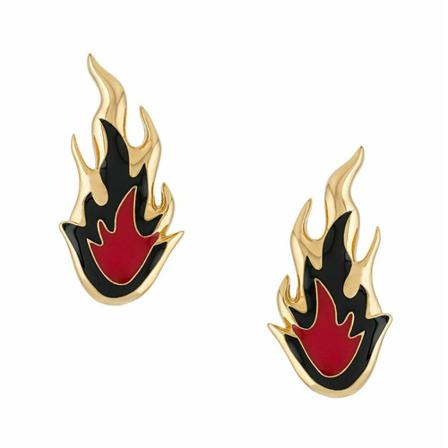 Ambush Earrings Gul, Dame Øreringe, Størrelse: ONE Size