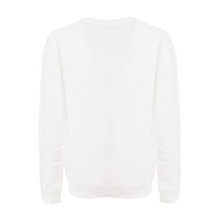 Moschino, Sweatshirt Biały, Mężczyzna, Rozmiar: S