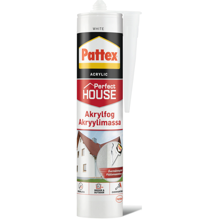 PATTEX FUGEMASSE AKRYL HVIT 280ML