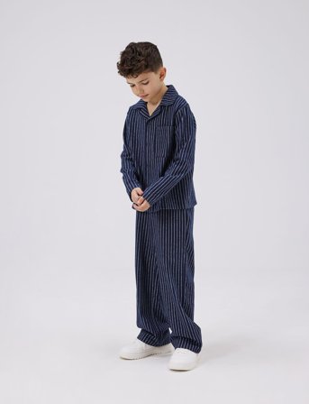 name it Nknstrane Pant Box - Navy - 122