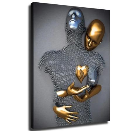 Pariskunnan halaus Yst v np iv lahja Juliste Canvas Painatus Maalaus Kuva Sein taide Makuuhuoneen Olohuoneen Sisustus 50*70cm