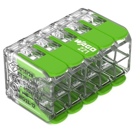 Wago Koblingsklemme 10-hull 4mm²