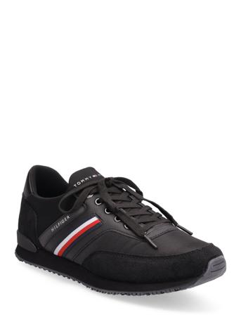 Iconic Sock Runner Mix Matalavartiset Sneakerit Tennarit Musta Tommy Hilfiger