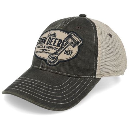 John Deere - Grå trucker Keps - Chan & Mesh Grey/Beige Dad Cap Trucker @ Hatstore