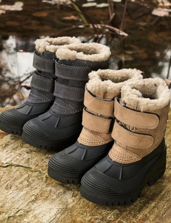 En Fant Boots Lightweight Velcro - Beige - 30