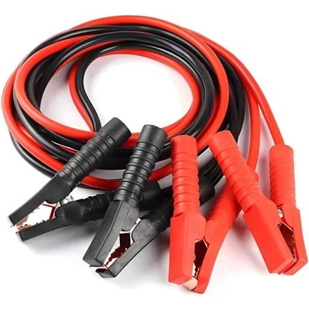 Startkabler for bil, kobber startkabler for biler og motorsykler, startkabler med hurtigplugg for permanent installasjon, egnet for bil