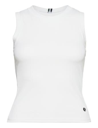 Ace Rib Tank Pocket Sport T-shirts & Tops Sleeveless White Björn Borg