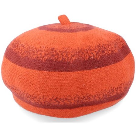 Brixton - Orange beret Hatt - Audrey Darck Brick/Phoenix Orange Beret @ Hatstore