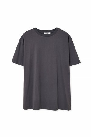 NA-KD Basic Oversize t-shirt - T-shirts - Grå - X-Small