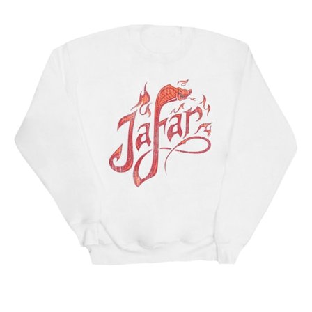 Disney Flickan Aladdin Film Jafar Lågor Logotyp Tröja 7-8 År