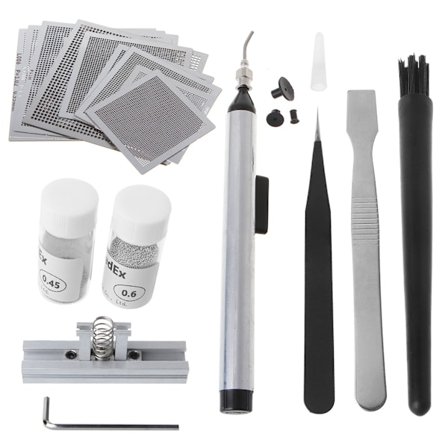 BGA Reballing Stencil för Laptop Desktop Tenn Plant Lödning Steel Mall Mesh