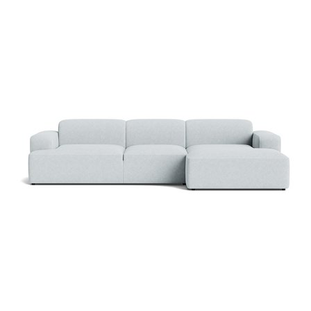 Madrid XL chaiselong sofa, højrevendt - Aragon Krystal Blå - 317x101x75 - Sofa, chaiselong