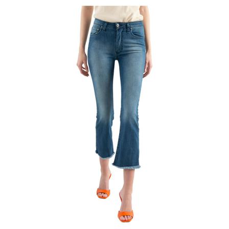 Please Cropped Jeans P0W6Bq2W4Y Blå, Dame