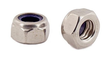 ARVID NILSSON Låsemutter M6 DIN985 A4-80 8stk