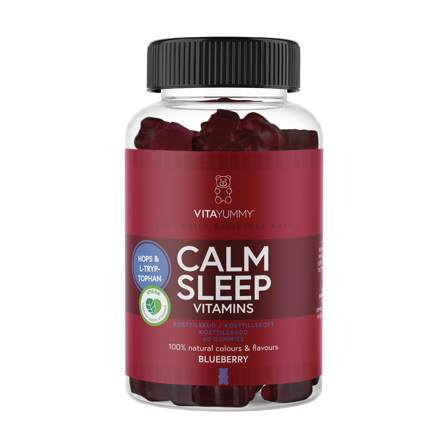 VitaYummy Calm Sleep, Blåbær, 60 stk.