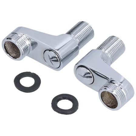 G1/2 til G3/4 Dusjmikser Kran Svingarm Adapter Kaldt Varmt Vannrør Fast Tilbehør for Bad