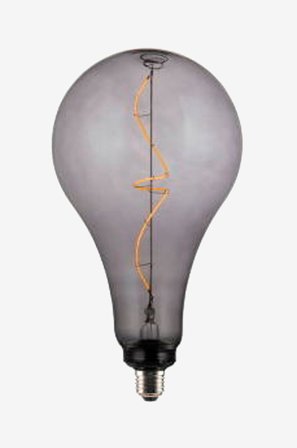 Markslöjd - Päärynälamppu E27, 4 W Soft LED, 168 mm - Musta - Valonlähteet & lamput - - Homeroom