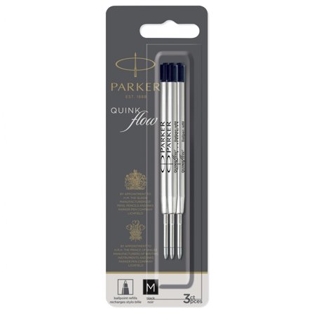 Parker Ballpoint refill QuinkFlow 3-pakke Medium Blue