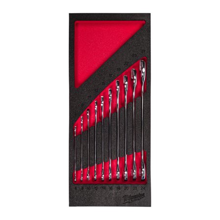 Milwaukee 4932493629 U-nøkkelsett Toolguard i skuminnsatser 10 stk, Håndverktøy