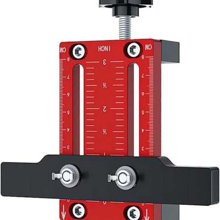 Skapbeslag Jigg, Justerbar Jigg for Montering av Skapdører, Installasjonsklemmer for Skuffefronter for Dørinstallasjon i Kjøkkenskap, Bad