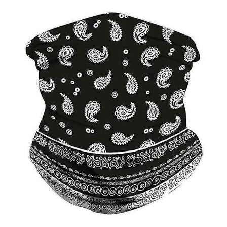 (G) Multifunktionell Ansiktsvärmare Mask Hals Tub Halsduk Motorcyklist Skid Snood Balaclava Bandana