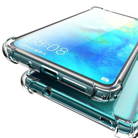 Praktiskt Silikonskal Till Huawei Mate 20 Pro Transparent/genomskinlig