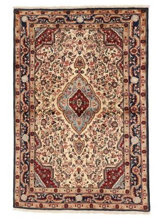 Handgeknüpft Persischer Bidjar Teppich 102X151 Braun/Schwarz