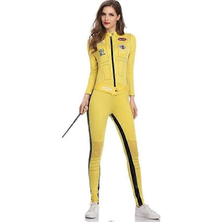 Kill Bill, Morsian Kill Billistä, Keltainen Haalari Cosplay Puku Keltainen haalari-FA- Keltainen haalari XL Keltainen haalari