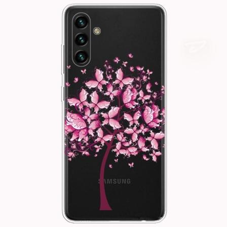 Deco Samsung Galaxy A13 5G Suojakotelo - Pink Flowers Multicolor
