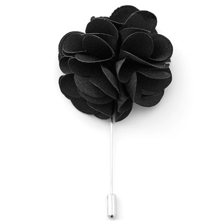 Overdådig Sort Reversblomst til mænd - Reversnåle med blomster