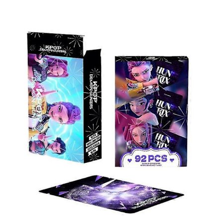 92 stk. Kpop Demon Hunters Fotokort Klistremerker Lomo-kort Rumi Mira Zoey Samleobjekt Anime Fans Gave Sett