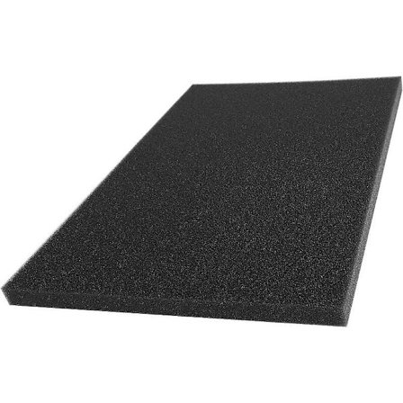 5mm 50x50x2 Universal Skåret Luftfilter Skum Bil Motorcykel Knallert Quad Haveklipper Støvsuger