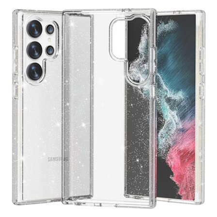 Samsung Galaxy S24 Ultra Skal Glitter Transparent