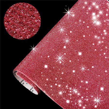 Rhinestone Sheet Crystal Sticker ROSE RED