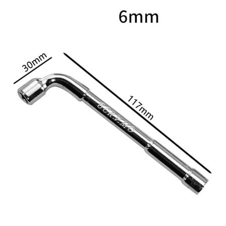 1 st L-formad rörperforeringsvinkelnyckelset L-formad dubbelhuvudsexhylsnyckelset metrisk nyckelset 6-punkts 6 7 8 9 10 11 12 mm 6mm