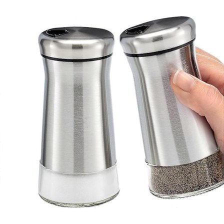 Salt- och pepparkar med justerbara hällöppningar