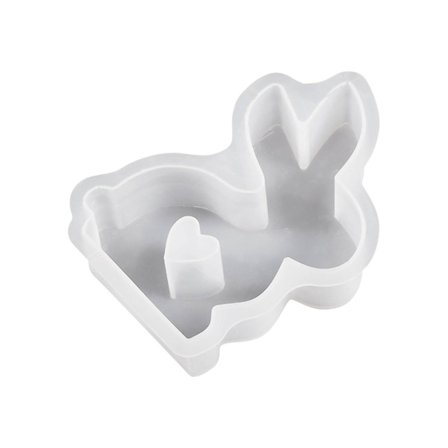 Silikonformer med påskekaniner. Bakeform med påskehare. Silikonform med påskehare for gips. Soyavokslys NUO20241341